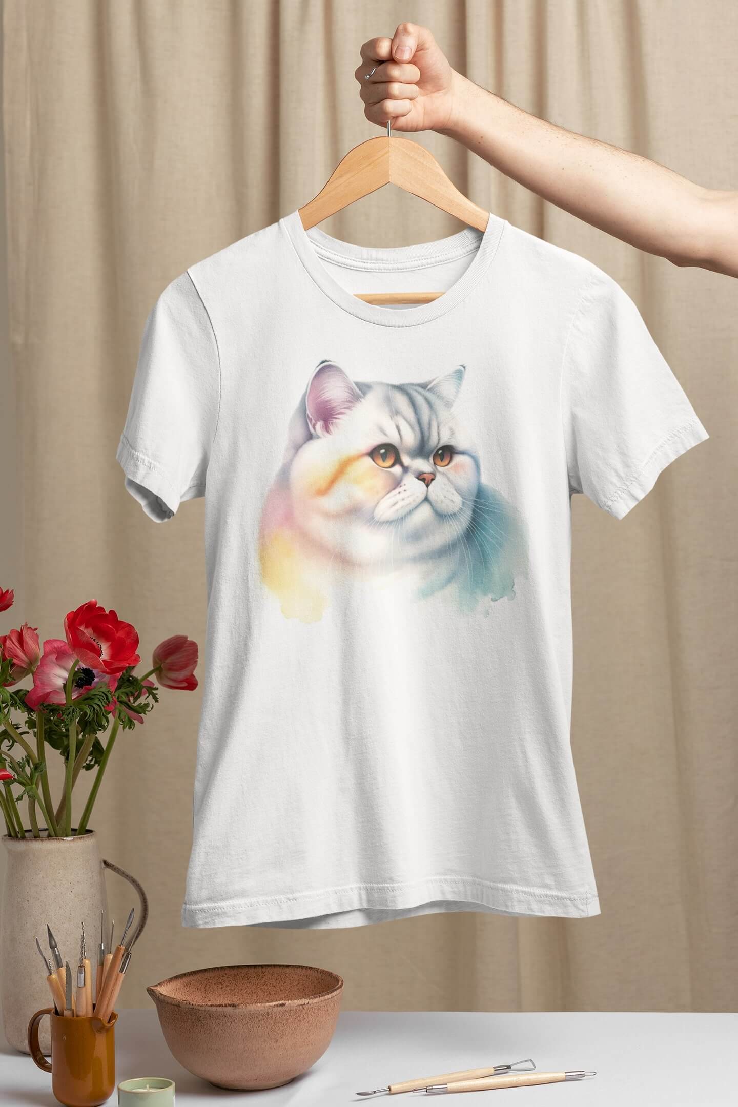 Тениска с котка 18