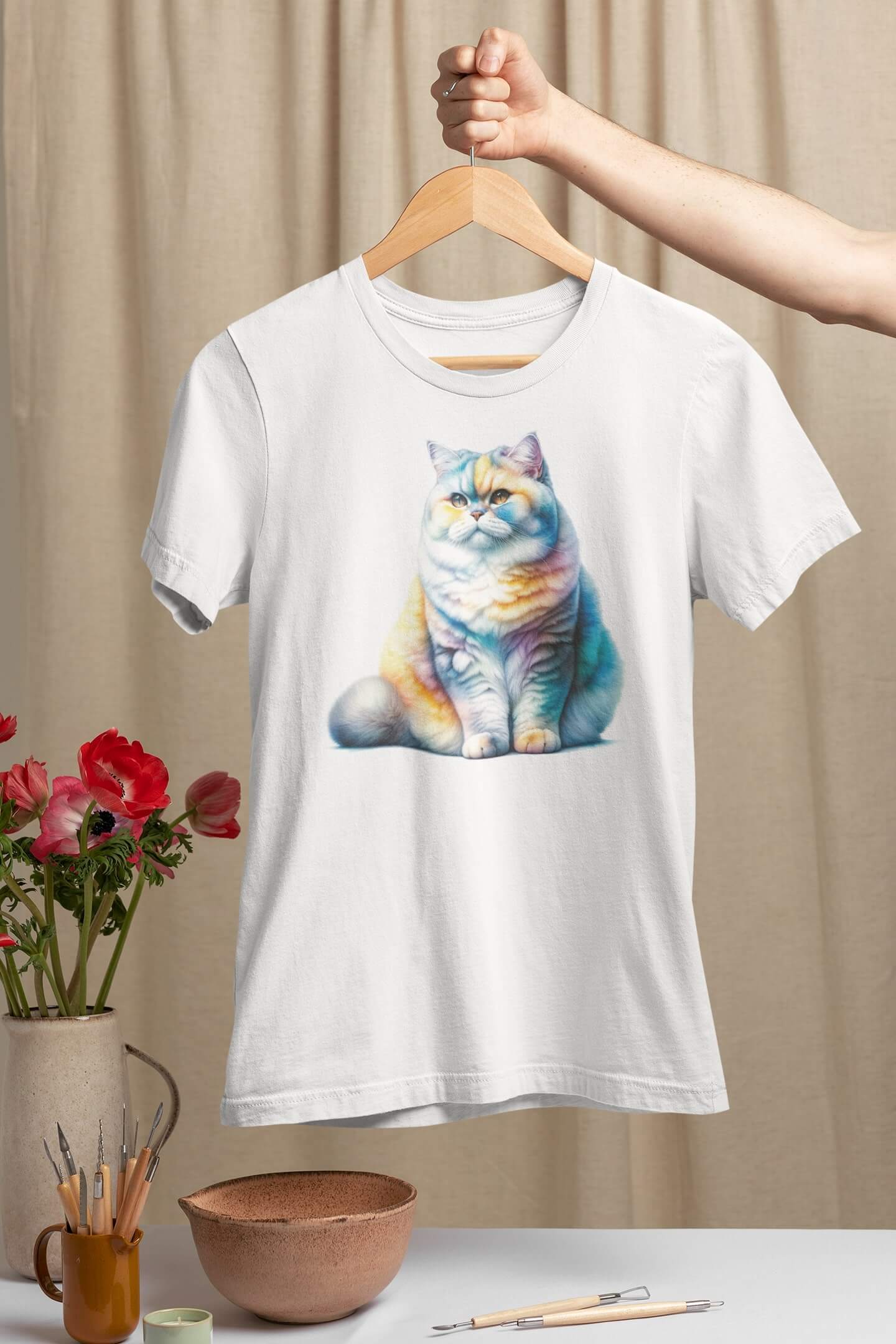 Тениска с котка 19