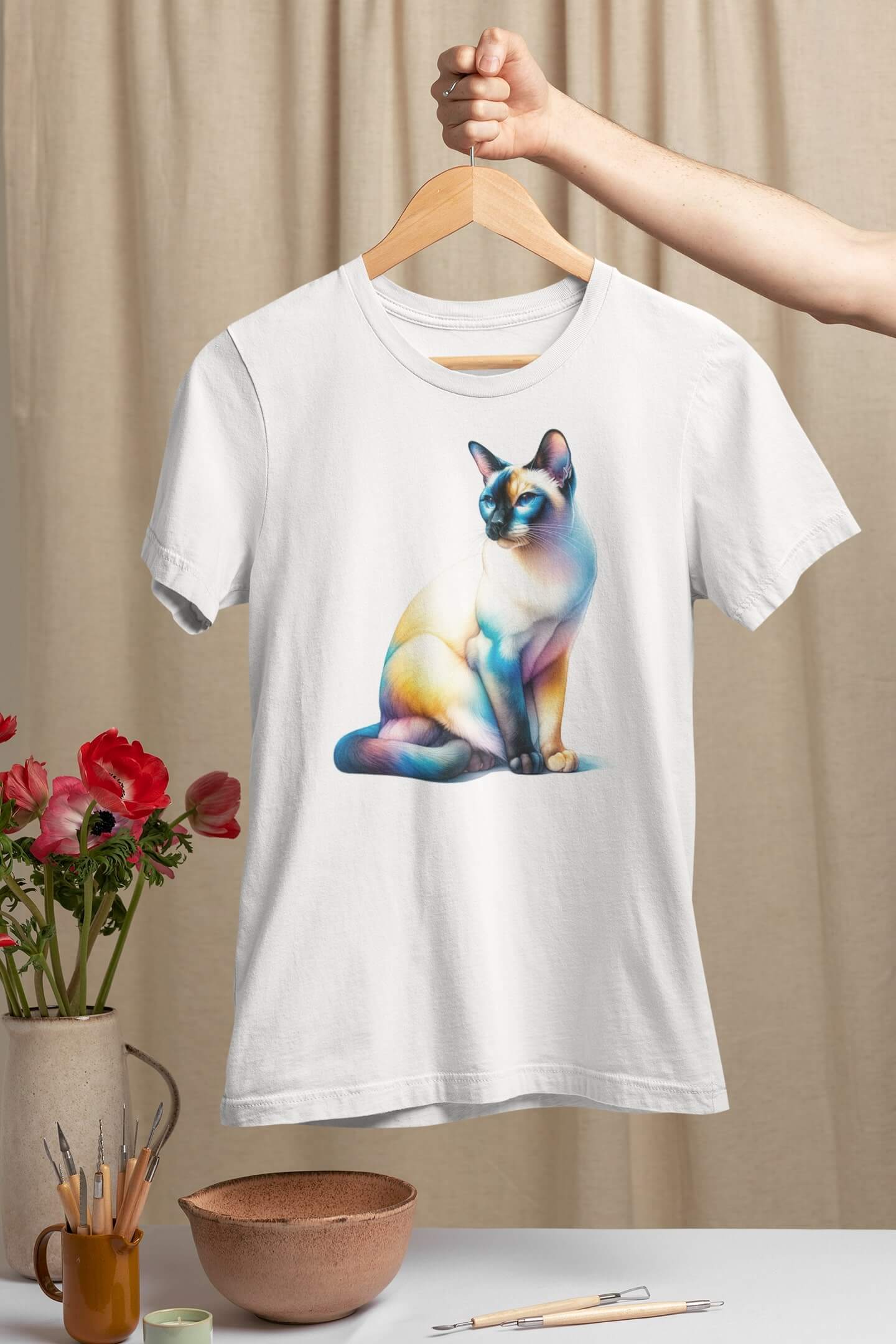 Тениска с котка 22