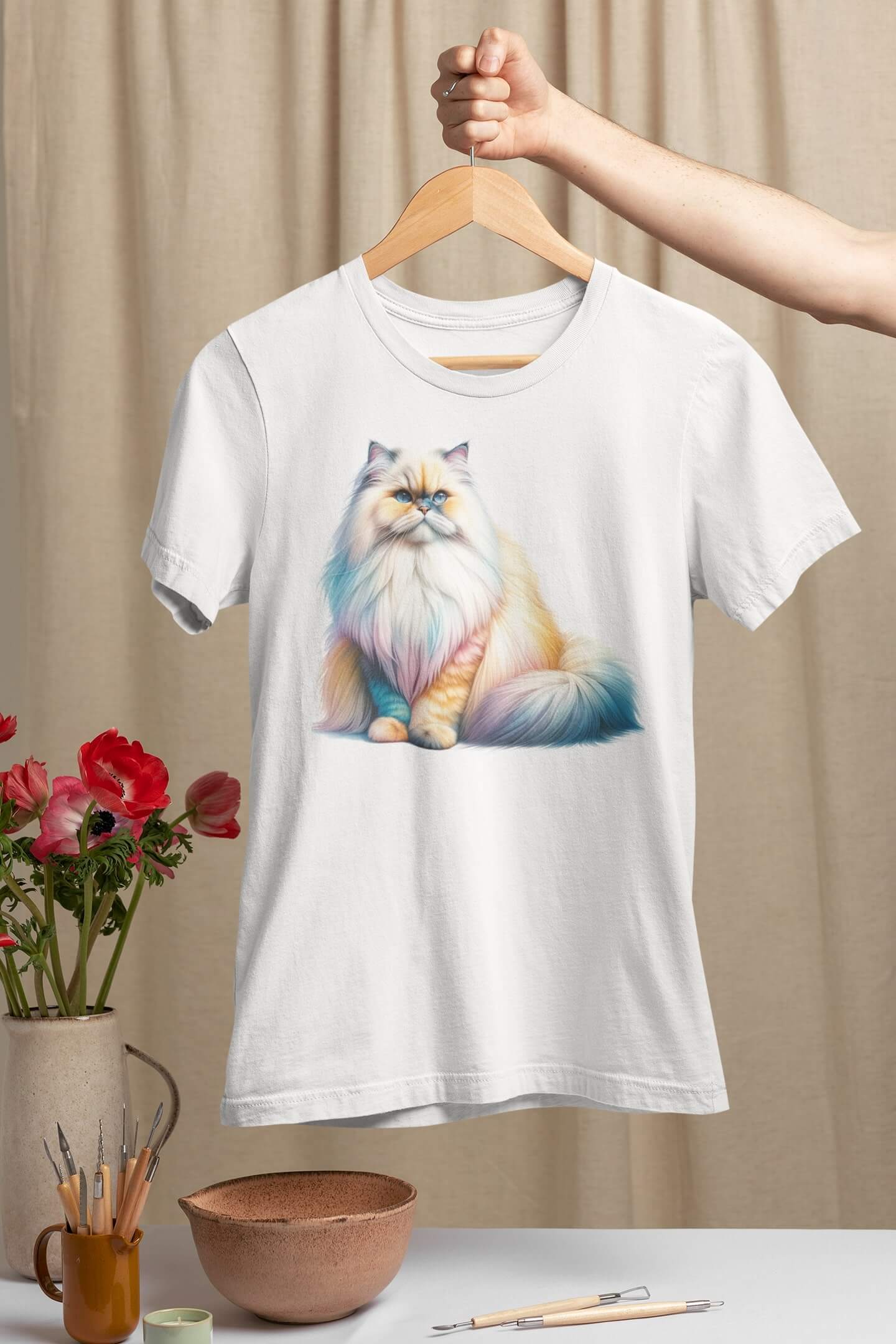 Тениска с котка 28
