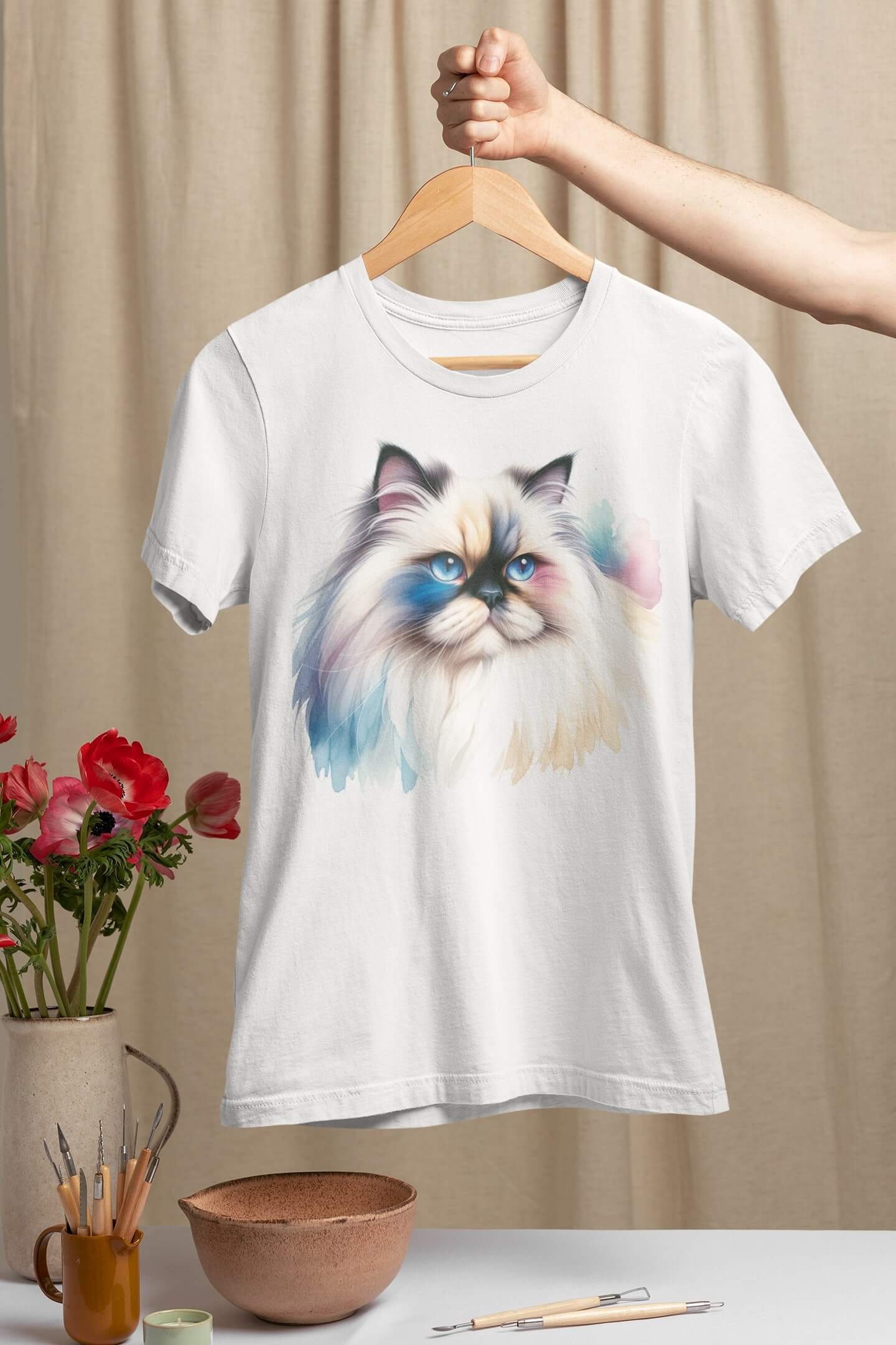 Тениска с котка 29