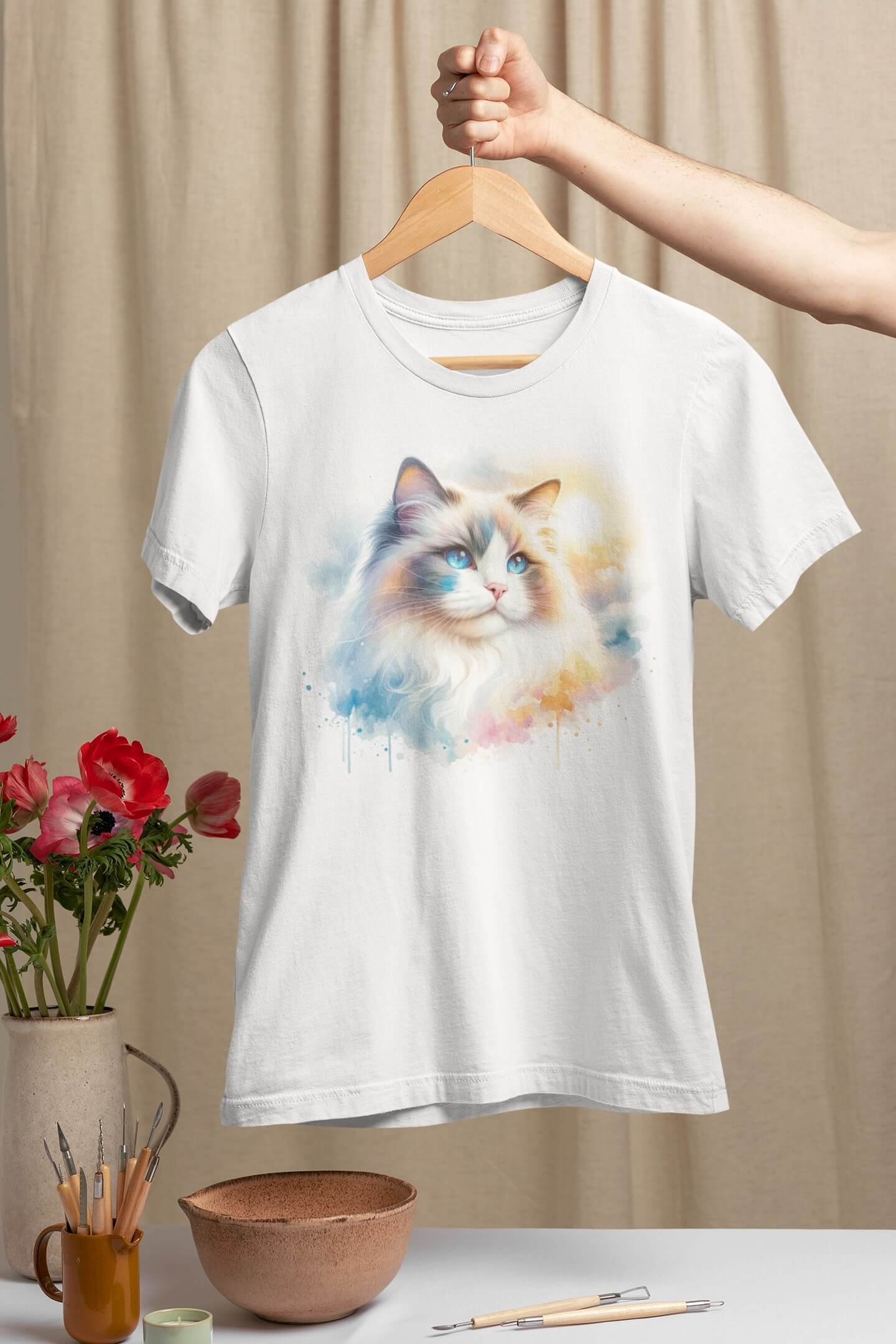 Тениска с котка 41