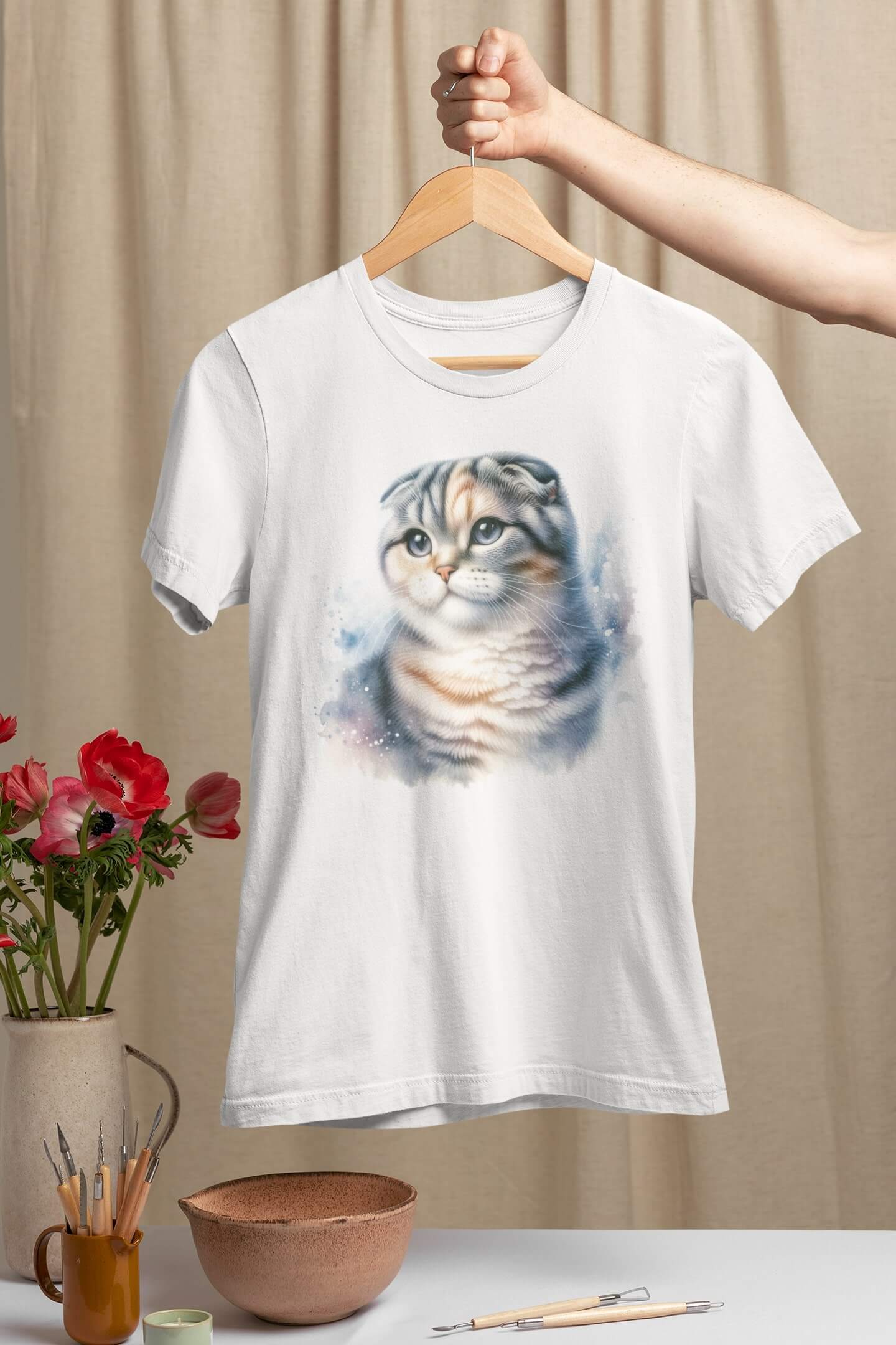 Тениска с котка 43