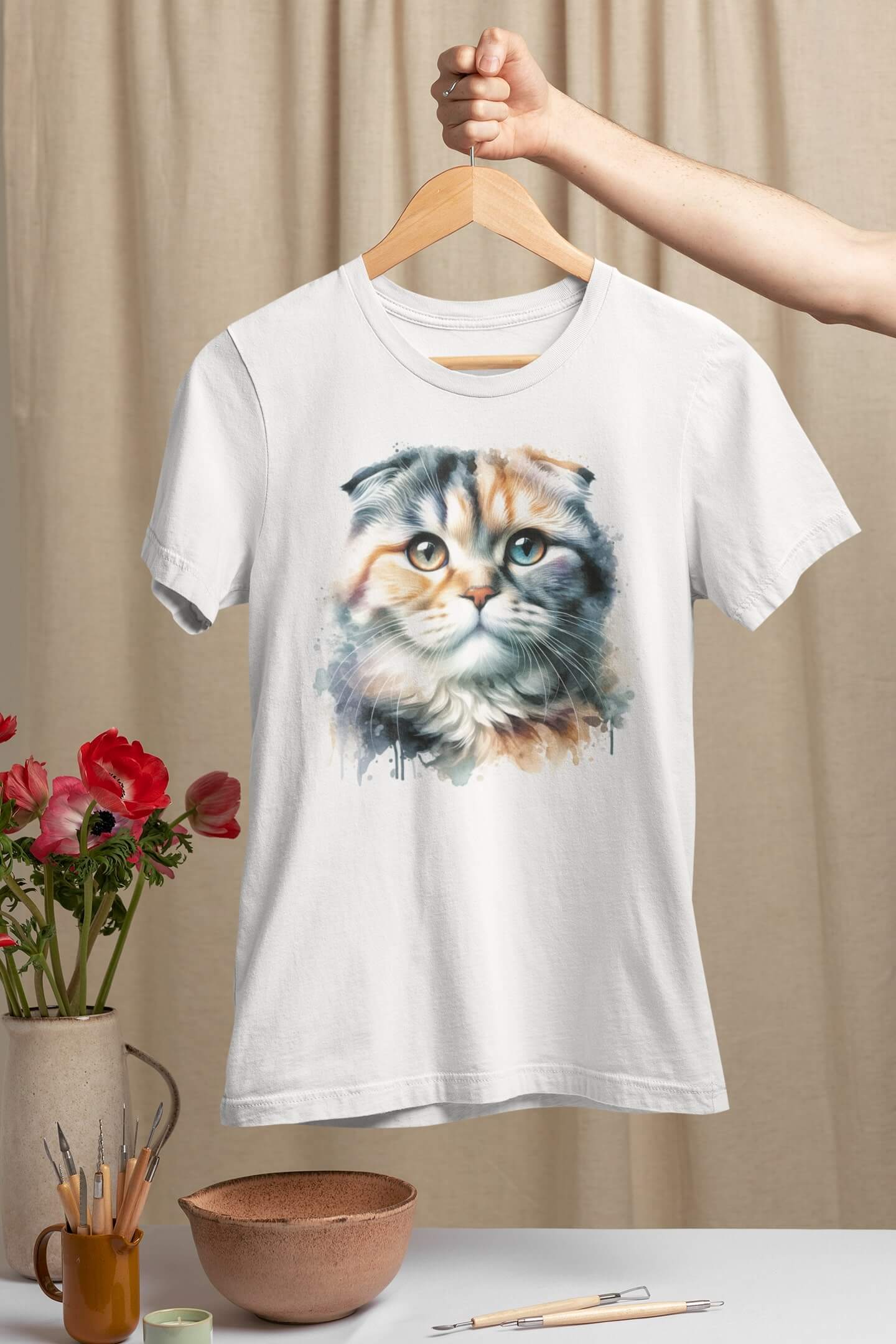 Тениска с котка 44