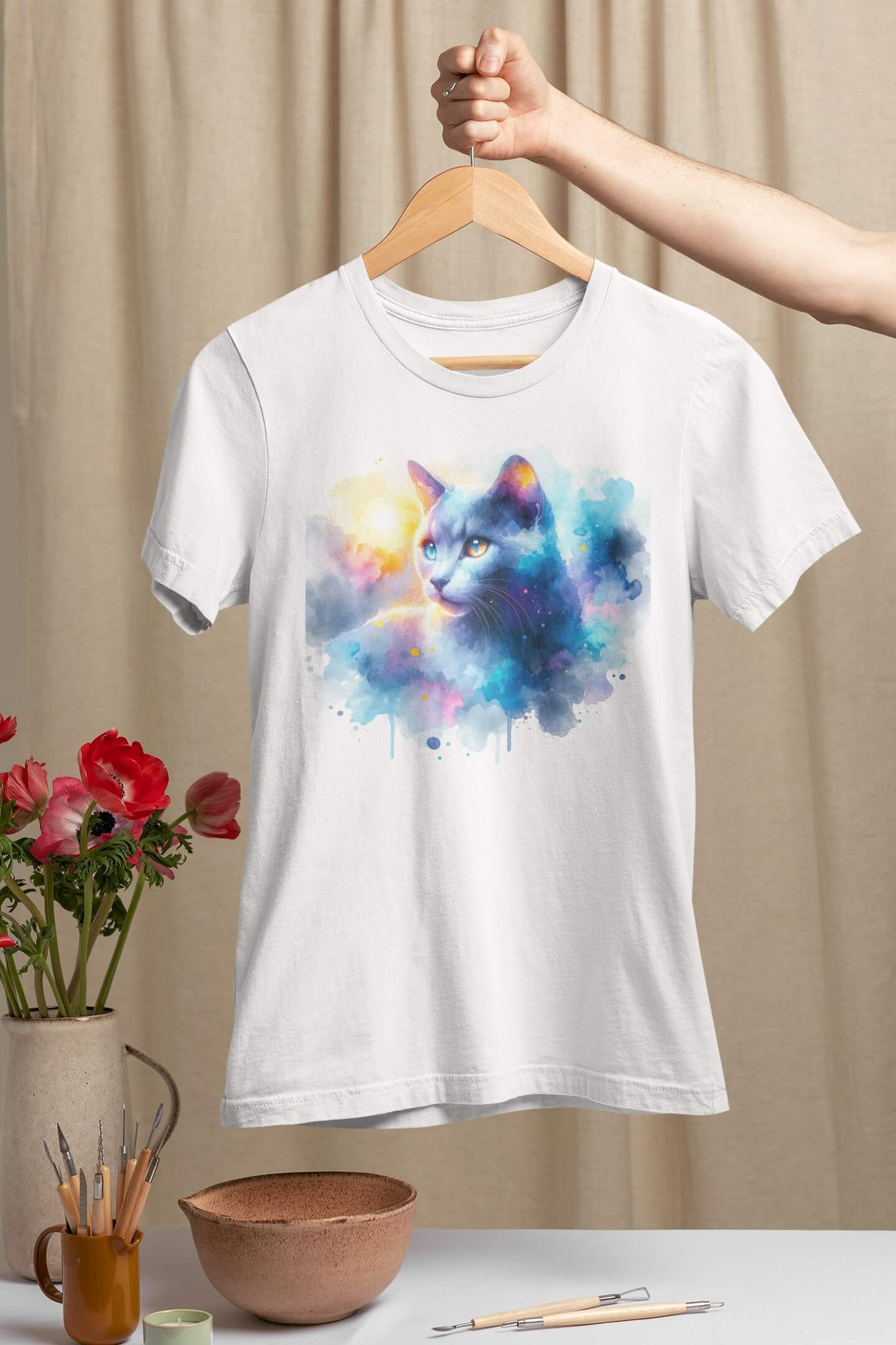 Тениска с котка 46