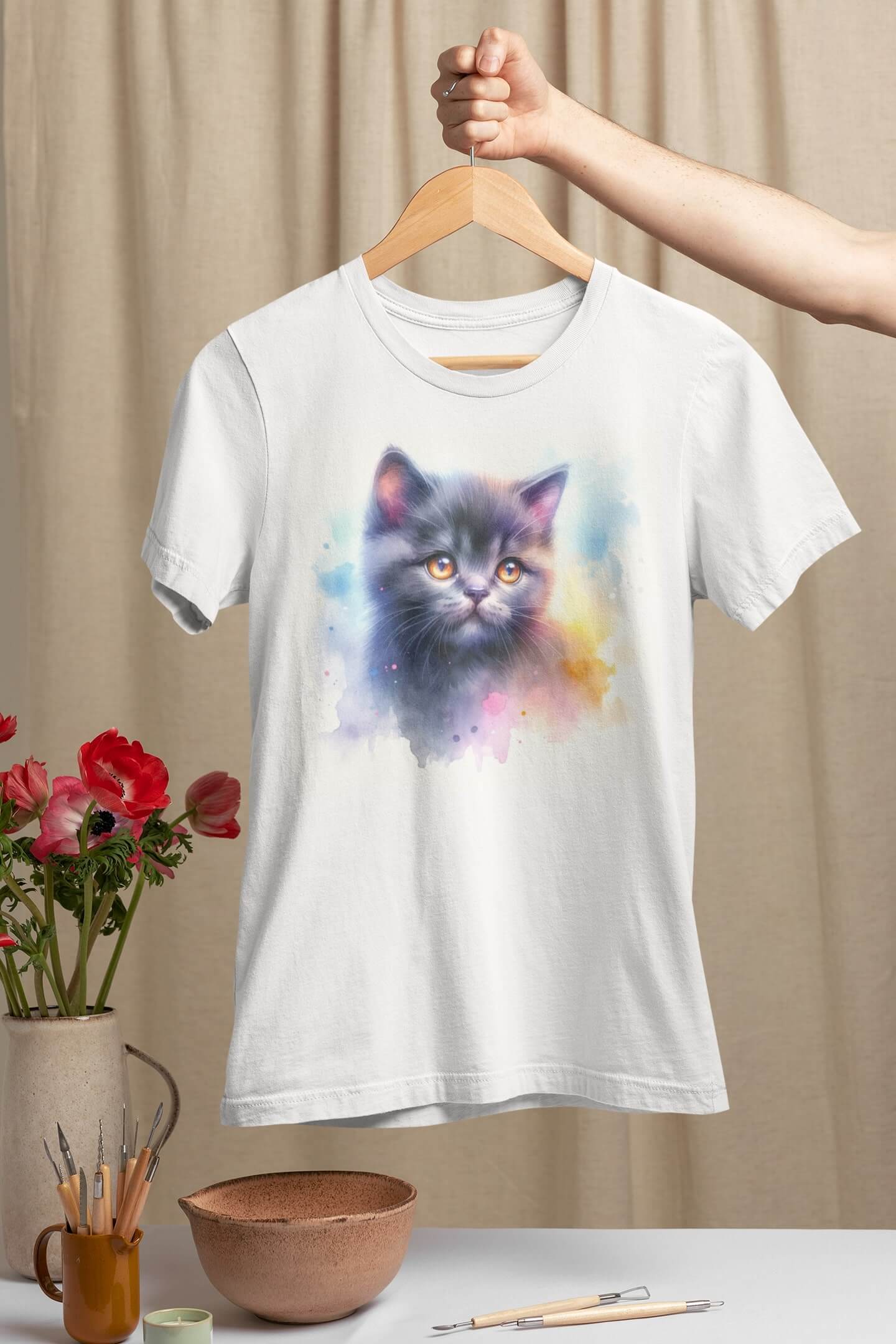 Тениска с котка 54