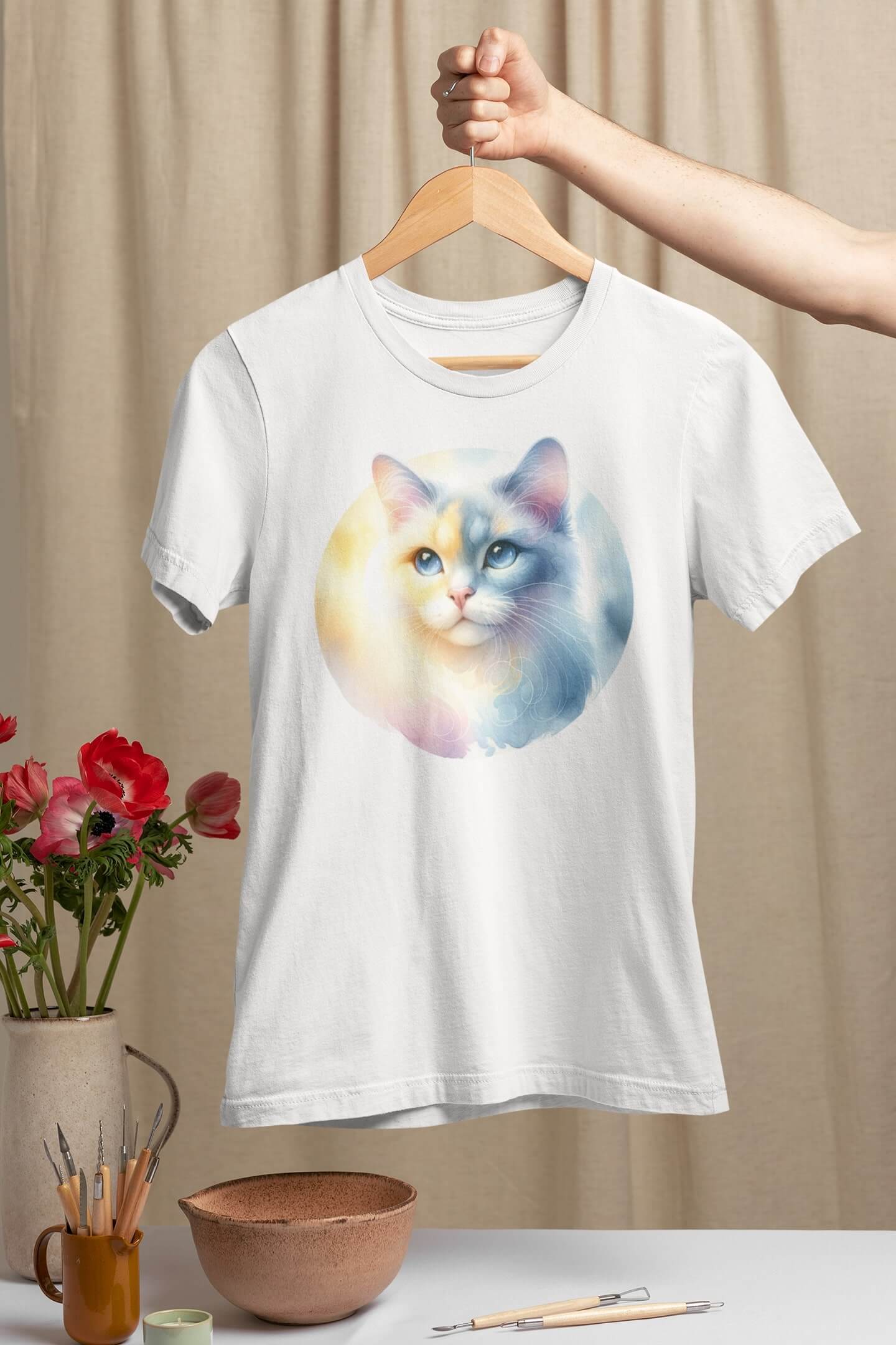 Тениска с котка 55