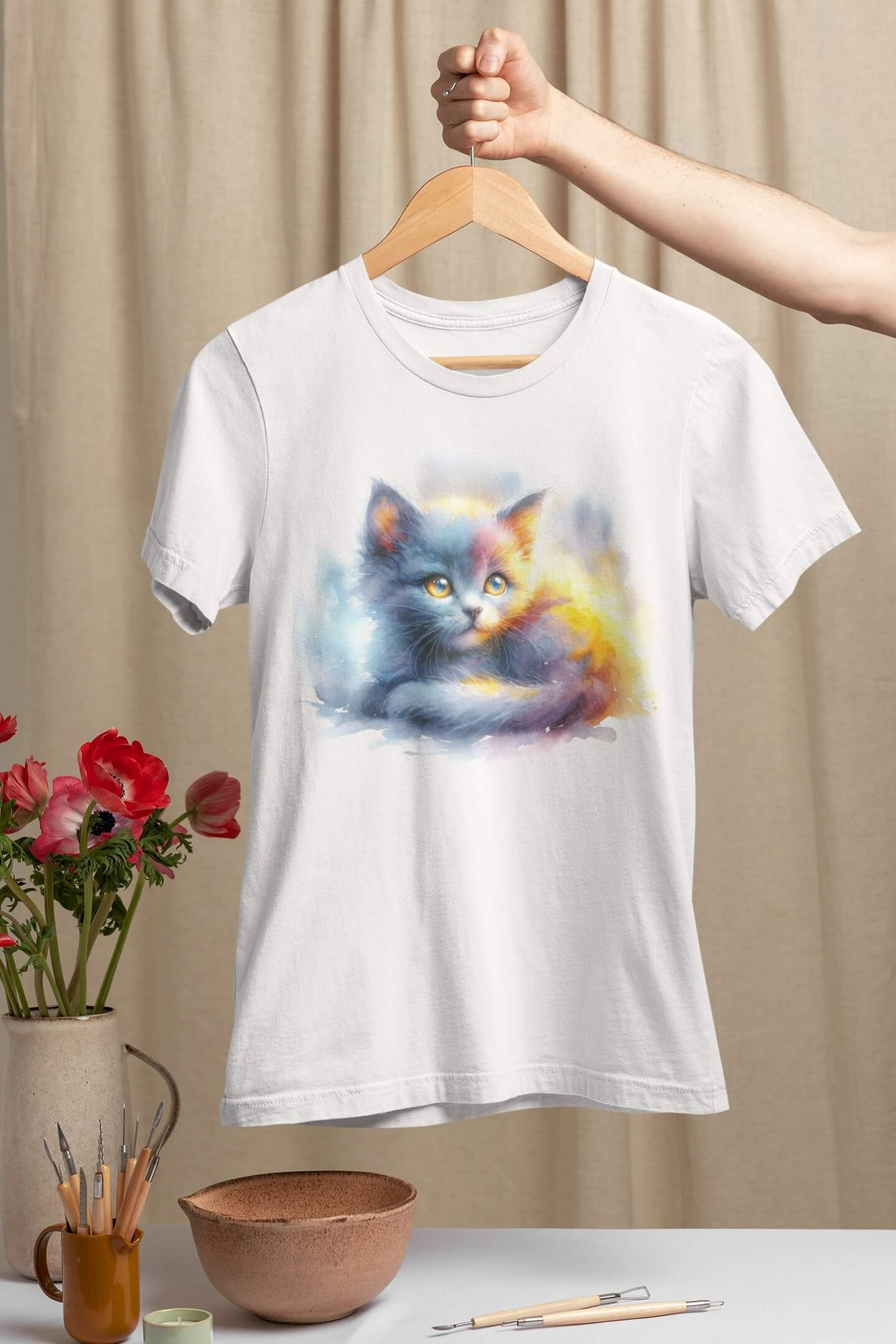 Тениска с котка 56