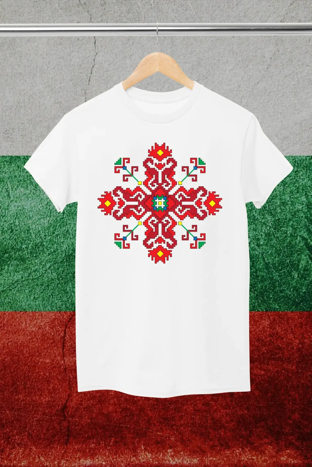 Тениска с шевица "Огън"