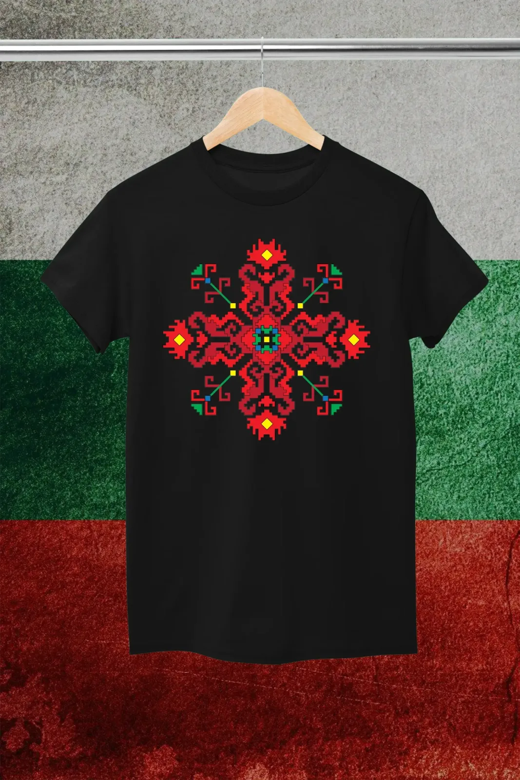 Тениска с шевица "Огън"