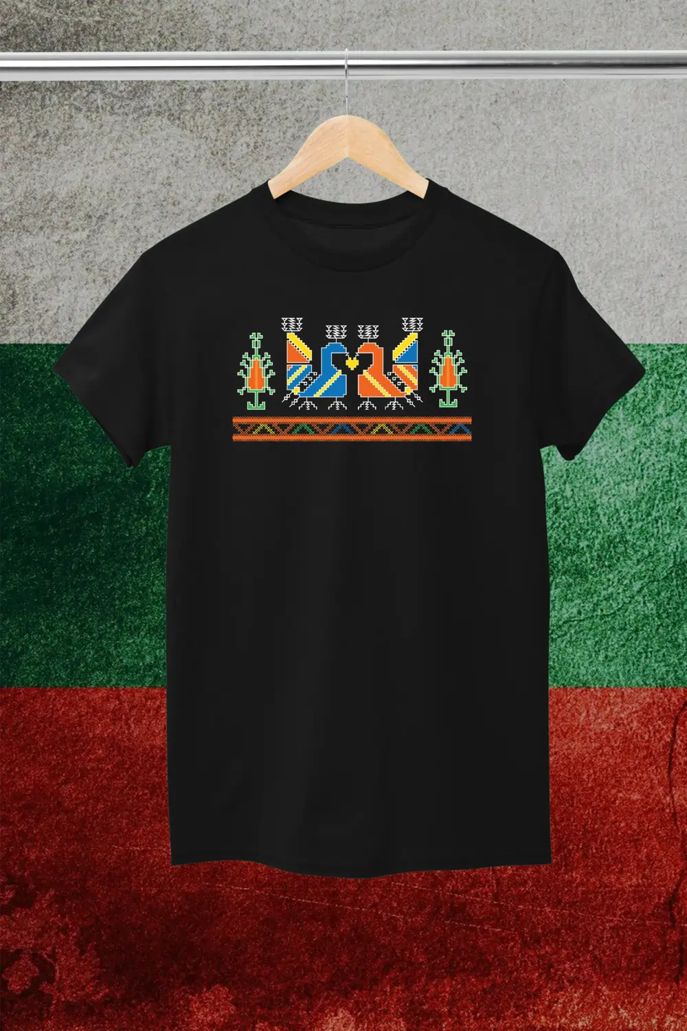 Тениска с шевица "Петли"