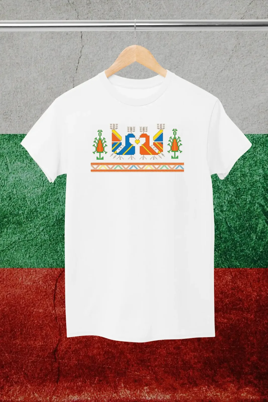 Тениска с шевица "Петли"