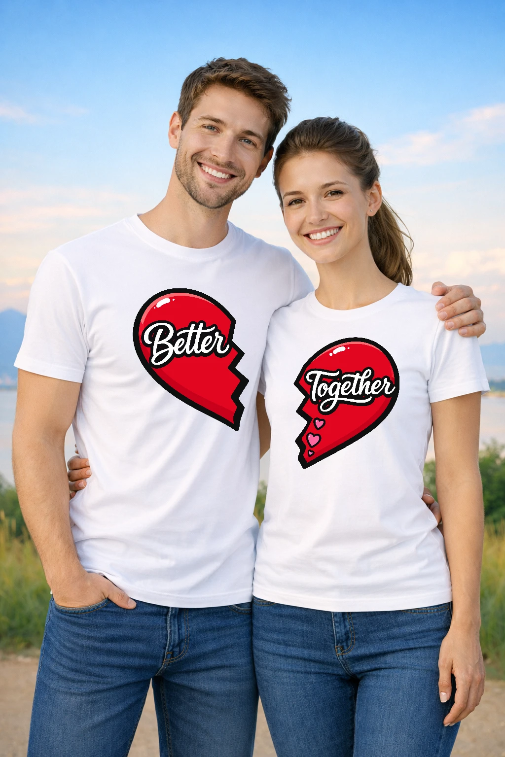 Тениски за двойки "Better Together"