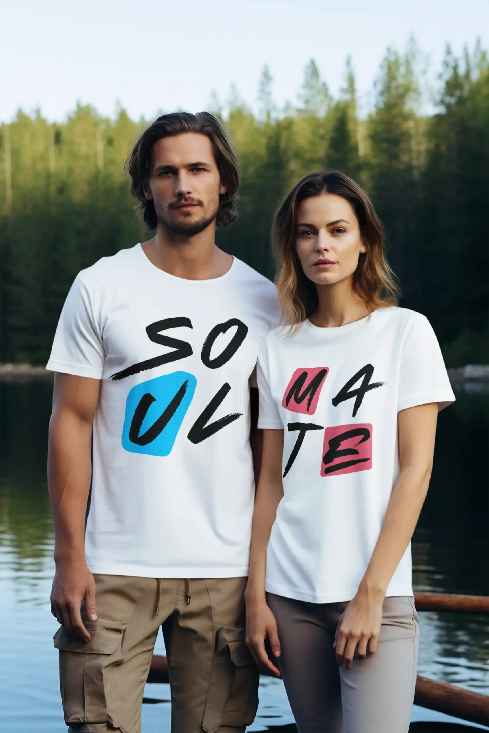 Тениска за двойки Soul Mate