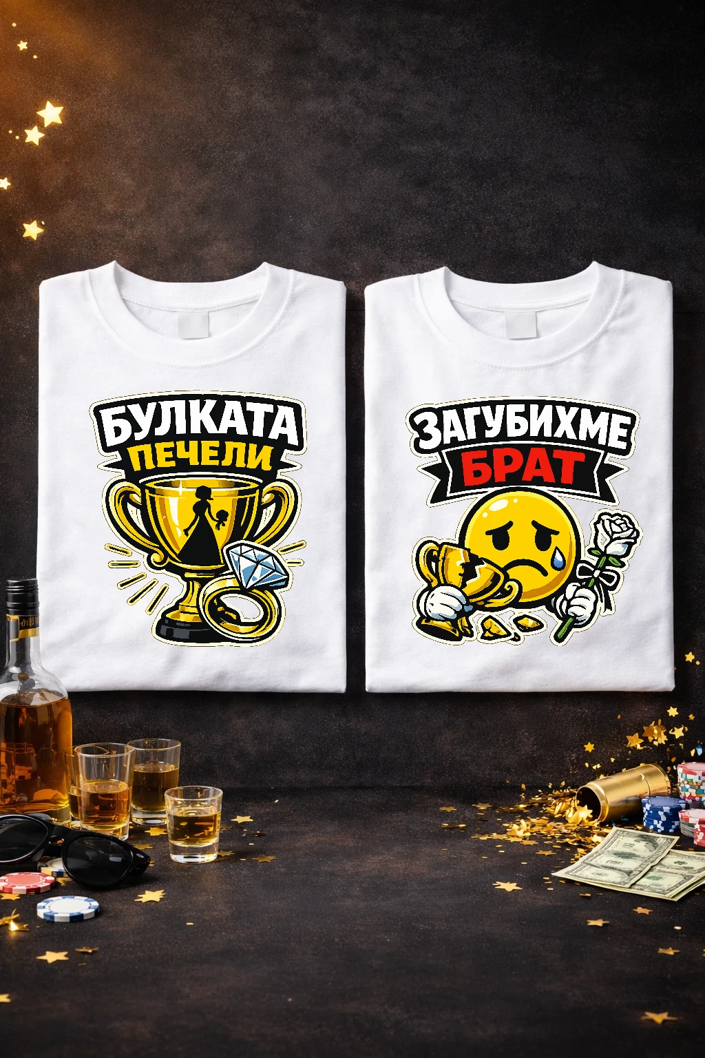 Тениски за ергенско парти – Булката печели / Загубихме брат