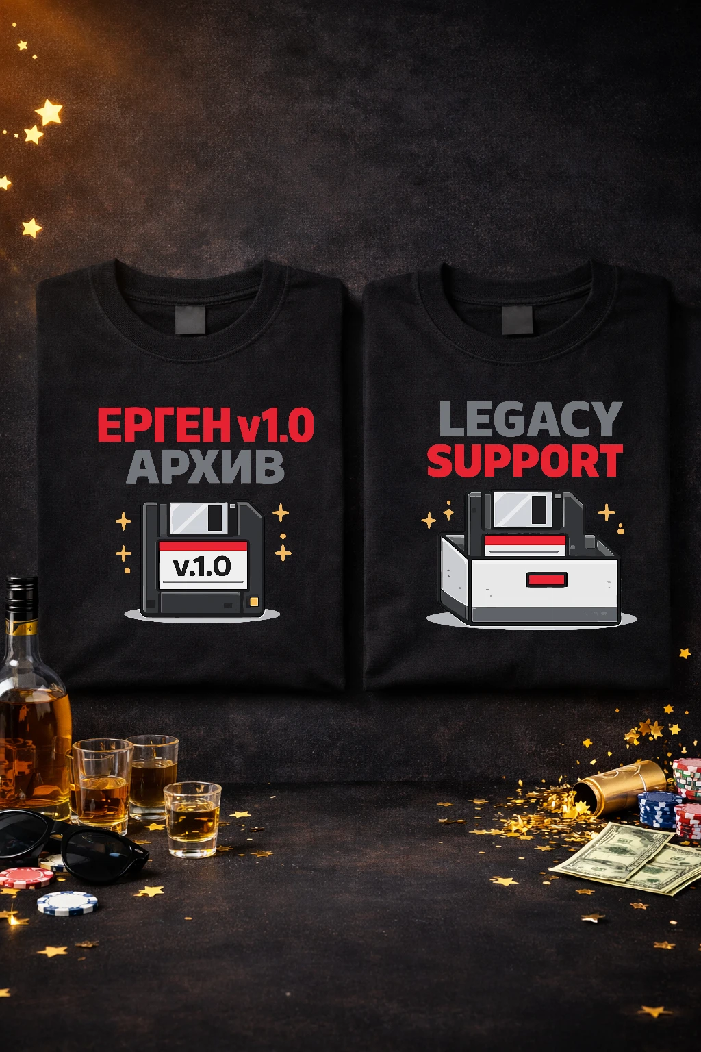 Тениски за ергенско парти Ерген v1.0 Архив и Legacy Support
