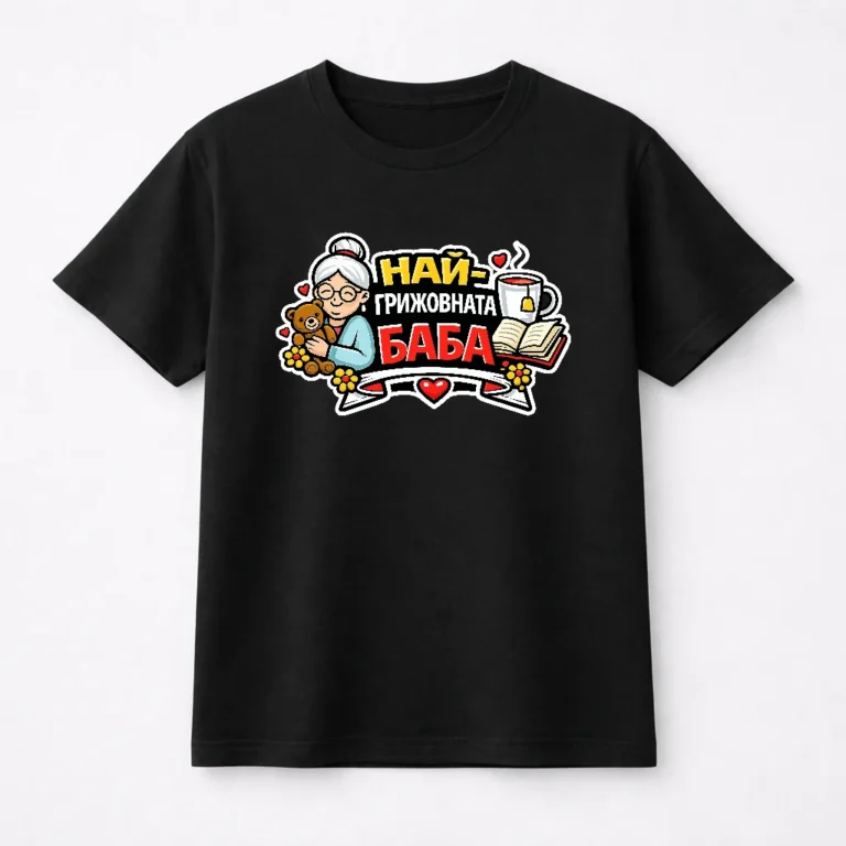 teniska-s-nadpis-nay-grizhovnata-baba-podarak-za-baba